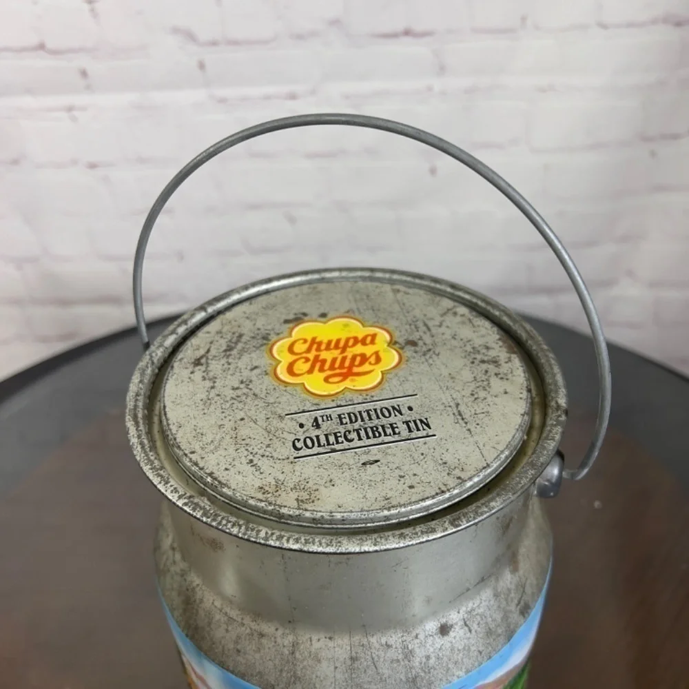CHUPA CHUPS bucket! Endless Upcycling Possibilities! Vintage